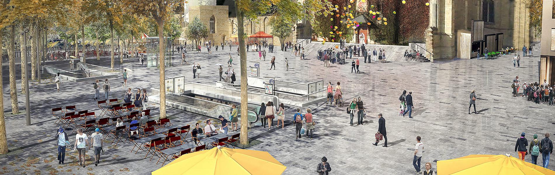 Aménagement de la Place Sainte-Anne