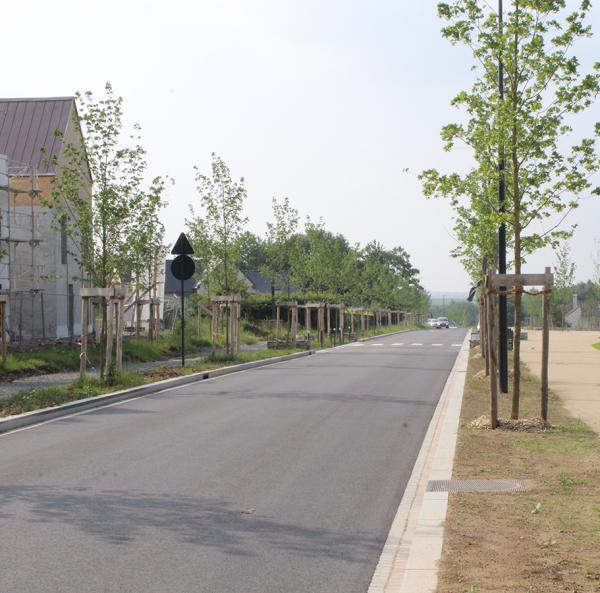 La route de Chateaugiron, au printemps 2018